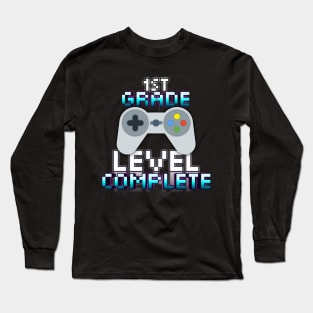 1st Grade Kids Gamer School Long Sleeve T-Shirt